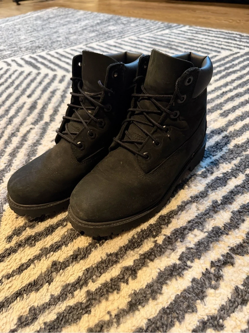 Timberland Black Leather Boots